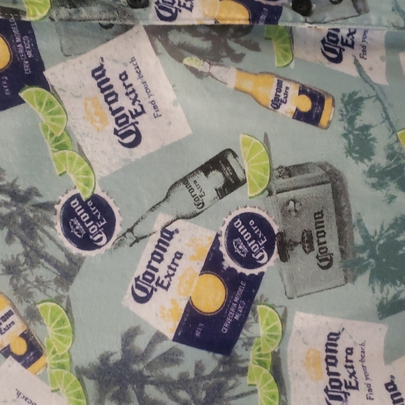 Corona button down shirt size Large - Picture 2 of 8